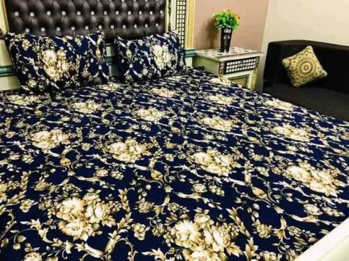 *3D-Crystal cotton Bedsheets*Fabric👉🏻 