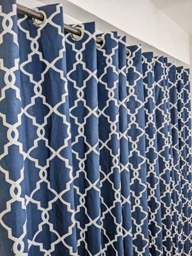 EXPORT COTTON DUCK PRINTED CURTAINS