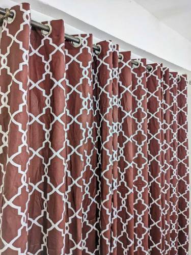 EXPORT COTTON DUCK PRINTED CURTAINS