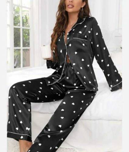 * 💠*Silk night suit for women With Ponytail*