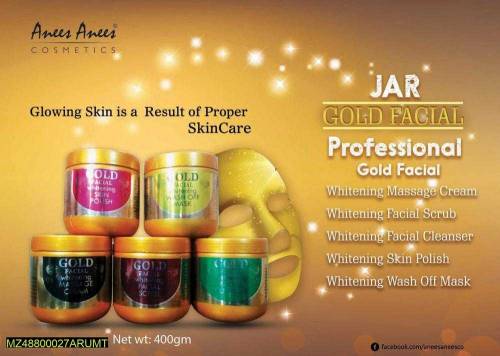 •  Material: Cream•  Product Type: Whitening And Glowing Facial Kit