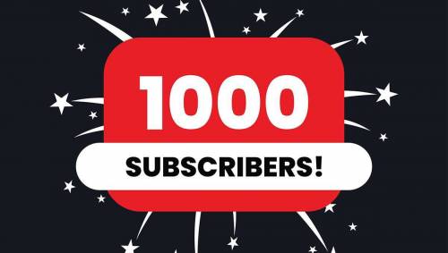1k Subscriber 