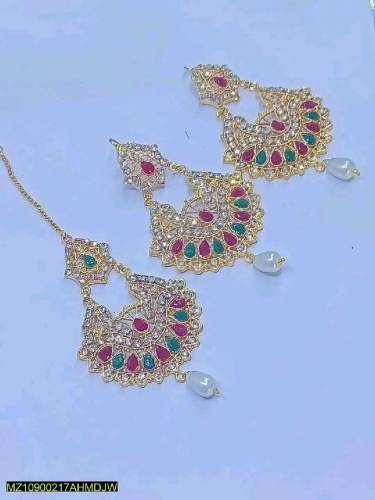  Beautiful Earrings with Tikka