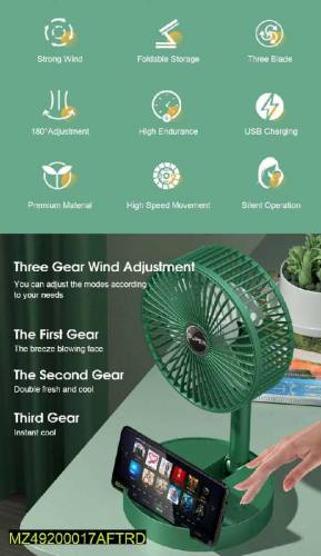portable mini stand fan 