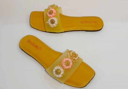 women's Rexine plain flats