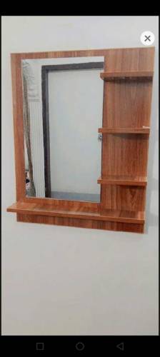 Dressing Table with mirror and shelves 