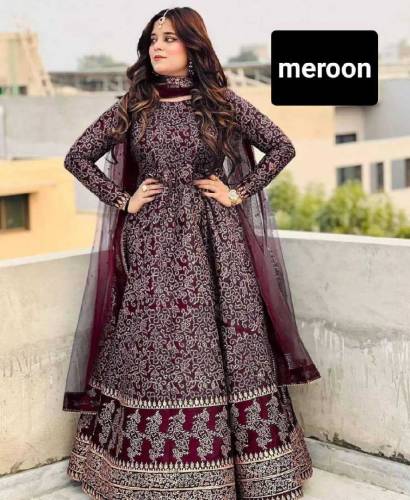 3 Pcs Katan Silk Screen Printed Maxi