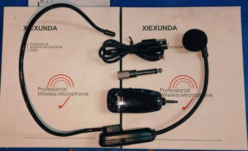 UHF Cordless/Wireless Head Mic