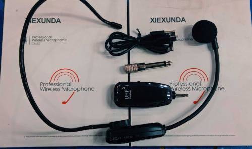 UHF Cordless/Wireless Head Mic