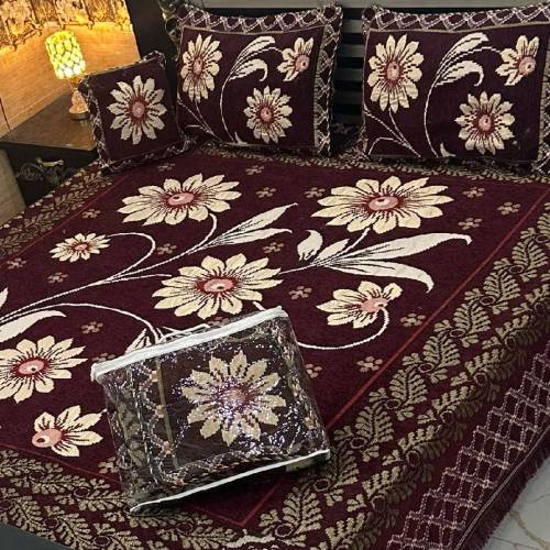 Velvet Jacquard Bedsheet