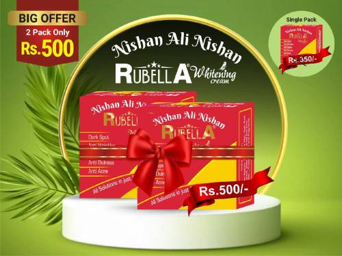 Rubella whitening cream 