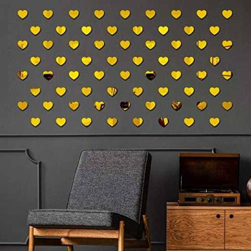 golden aceylic decor