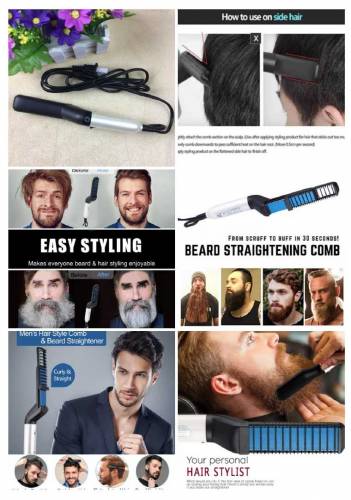 Original Trimmer Beard Hair straightener kemei shaver shaving machine 
