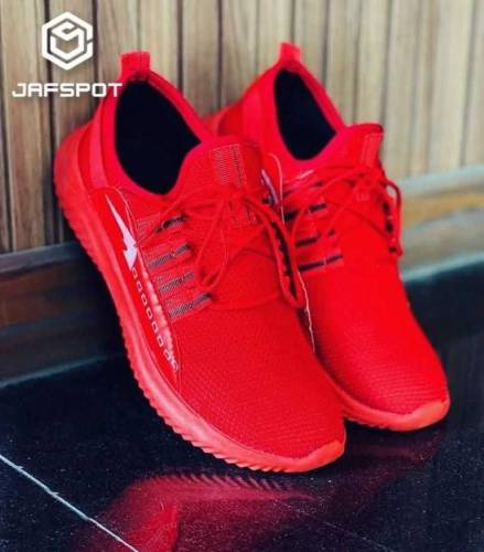 Men's running walking casual shoes -JF015,Red