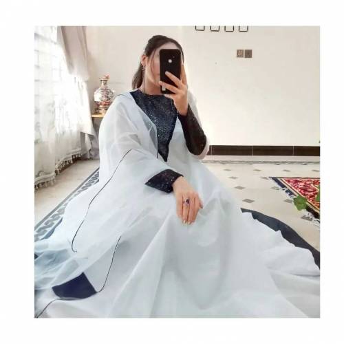 Newly launched White Diana Maxi with trousers & Dupatta 