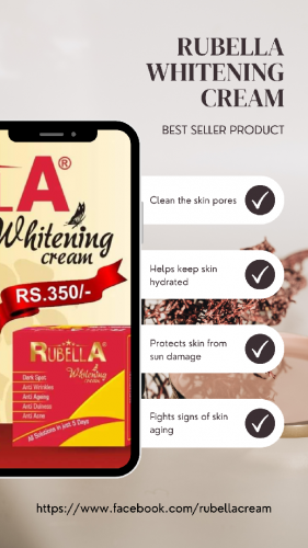 Rubella whitening cream 