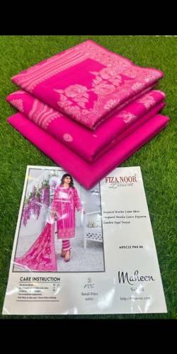 Fiza Noor 💯 Original 3pc Jacquard lawn 