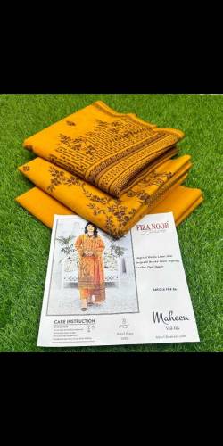 Fiza Noor 💯 Original 3pc Jacquard lawn 