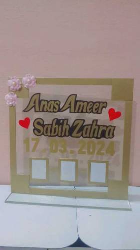 nikkah Thumb Board with signature pen 