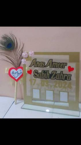 nikkah Thumb Board with signature pen 