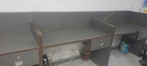 office tables laminated sheet ,9 pieces , separate both available