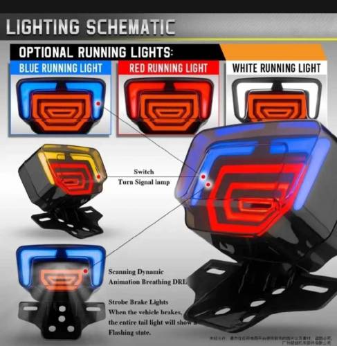 motor bike ki back light 70cc 125cc donon ke liye hai