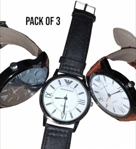 Mens Watches Pack of 3