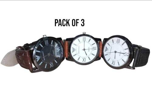 Mens Watches Pack of 3