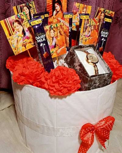 Dairy milk bucket with your memories