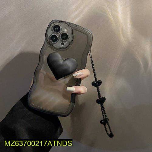 IPhone Black Heart Mobile Phone Cover 