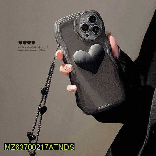 IPhone Black Heart Mobile Phone Cover 