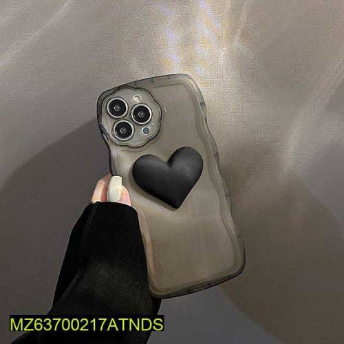 IPhone Black Heart Mobile Phone Cover 
