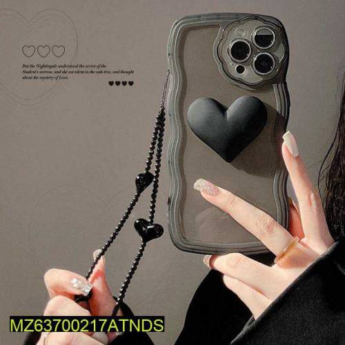 IPhone Black Heart Mobile Phone Cover 