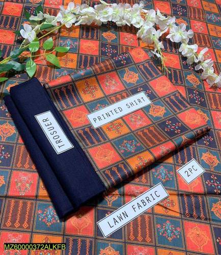 2 pices Lawn suit 