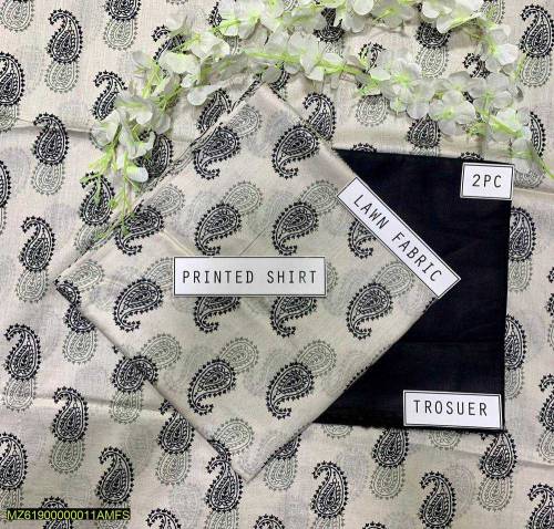 2 pices Lawn suit 