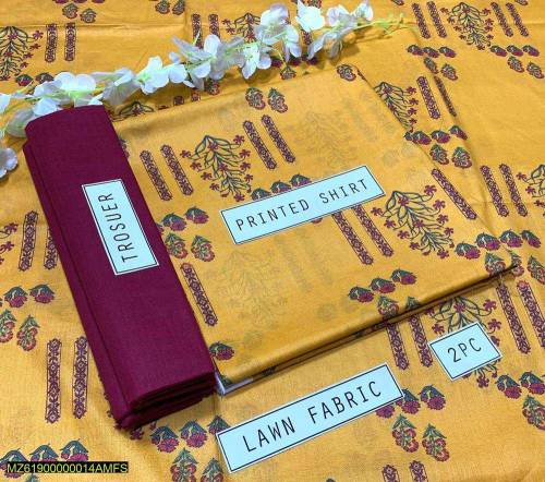 2 pices Lawn suit 