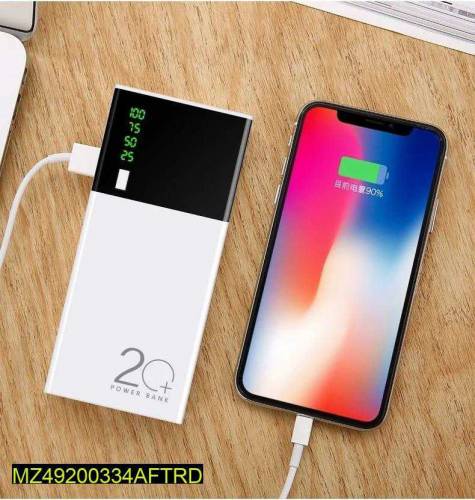 portable 10000 mah power bank with digital display