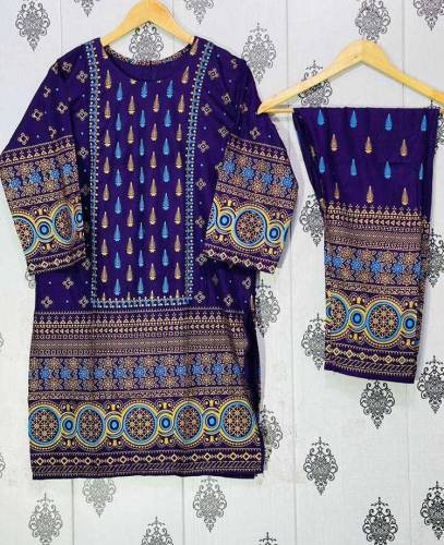2Pcs womens stitched suit