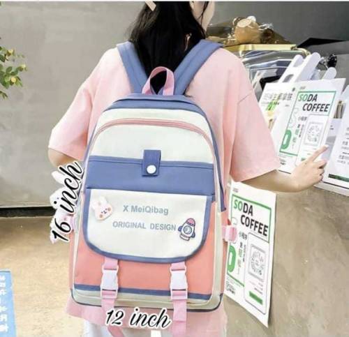 *Imported Backpack*‼️🎀 *4 & 5 Pcs* Imported Bag Set For Girls 🎀