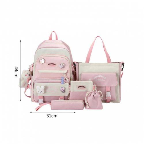 *Imported Backpack*‼️🎀 *4 & 5 Pcs* Imported Bag Set For Girls 🎀