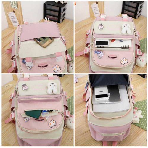 *Imported Backpack*‼️🎀 *4 & 5 Pcs* Imported Bag Set For Girls 🎀