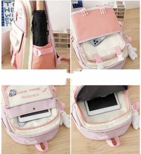 *Imported Backpack*‼️🎀 *4 & 5 Pcs* Imported Bag Set For Girls 🎀