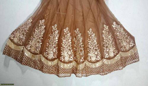3 pcs woman's stitched chiffon Embroidered Maxi