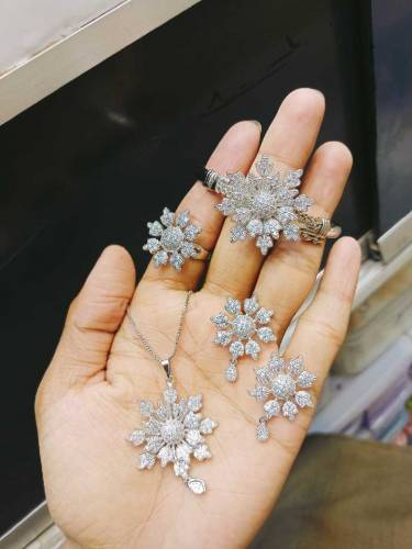 Stone combo jewelry set