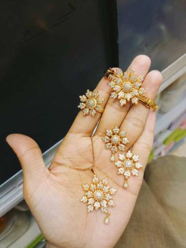 Stone combo jewelry set