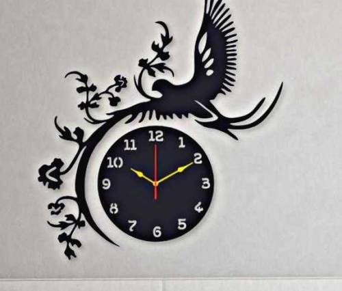 Eagle wooden clock 
