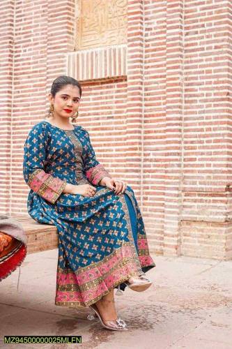 *2pc Stitched Branded girls dress*