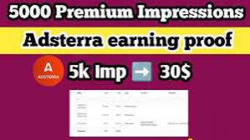 Adsterra cpm method course