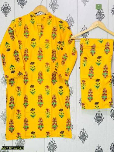 3Pcs Women's Unstitched Organza Embroidery Suit