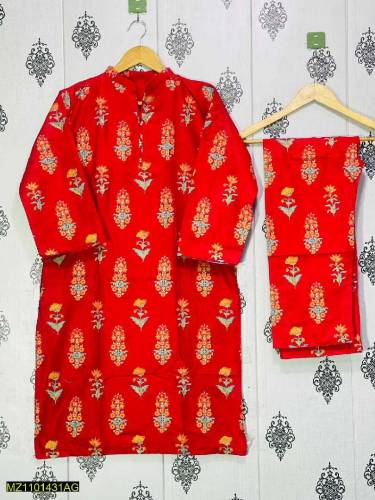 3Pcs Women's Unstitched Organza Embroidery Suit